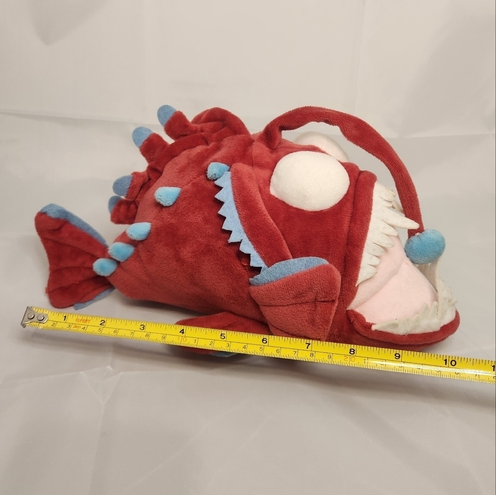 10” Adore Alvin AnglerFish Plush Stuffed Animal - Picture 6 of 8